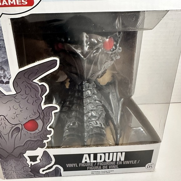 Funko Pop Games #58 Alduin Skyrim Vaulted 6" Dragon Vinyl Figure - Picture 3 of 7